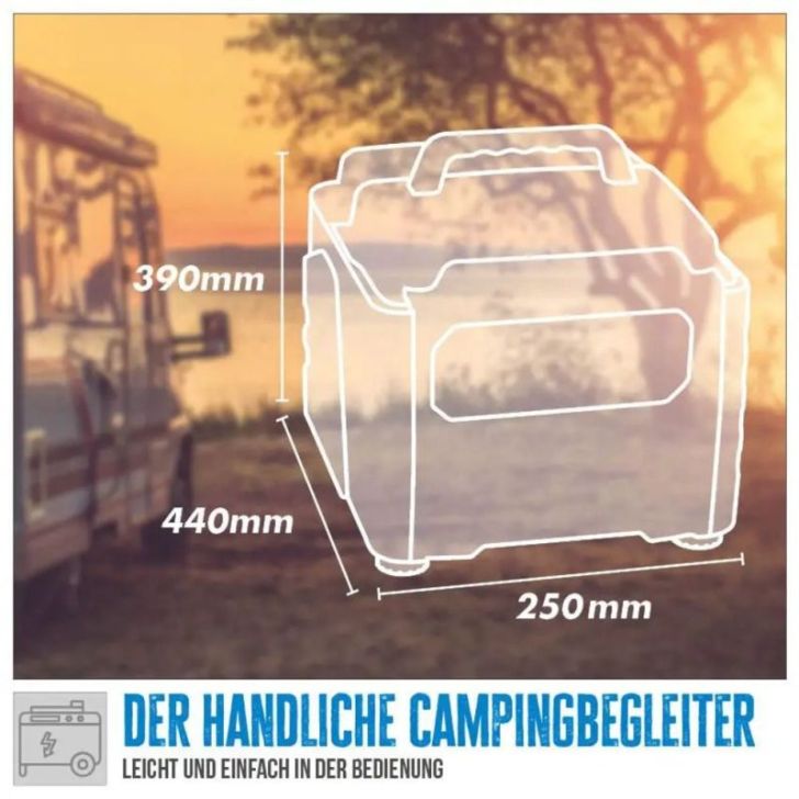 Invertora ģenerators Guede ISG 800-1