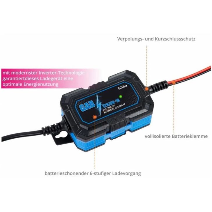 Akumulatora lādētājs Guede GAB 12V/6V-1A