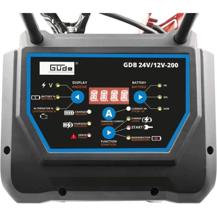 Akumulatora lādētājs Guede Digital GDB 24V/12V-200