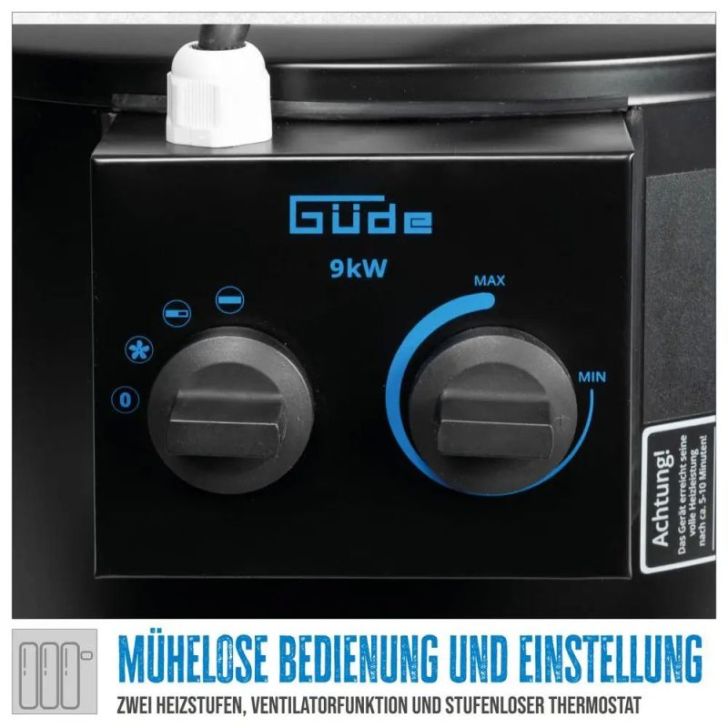 Elektriskais sildītājs Guede GH 9 E