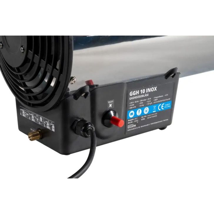 Gāzes sildītājs Guede GGH 10 INOX
