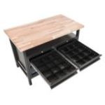 Darba galds Guede P 1200 SS Black Line, 1190 mm