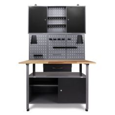 Darba galda Klaus kompl. 120x60x208mm, antracīts