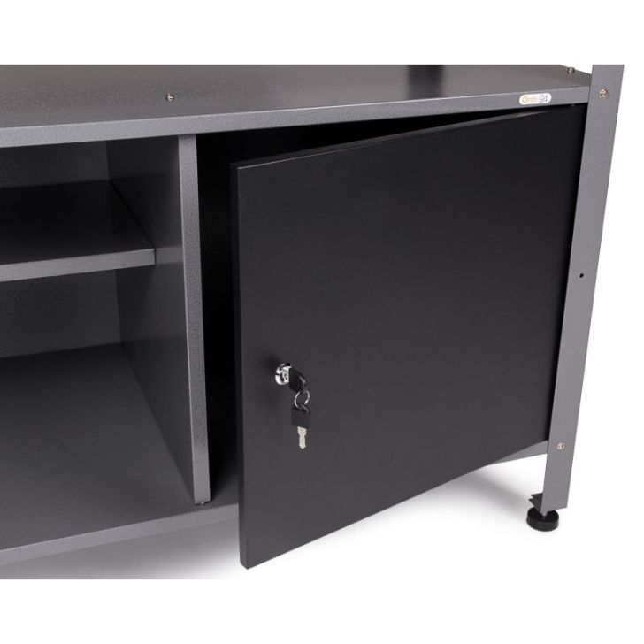 Darba galda Klaus kompl. 120x60x208mm, antracīts