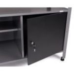 Darba galda Klaus kompl. 120x60x208mm, antracīts