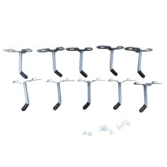 Viens āķis perforētai sienai (10 gab.)