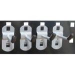 Viens āķis perforētai sienai (10 gab.)