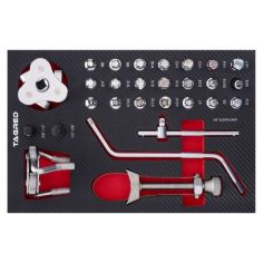 Ieliktņis ar instrumentiem Tagred PERFORMANCE, 28 gab