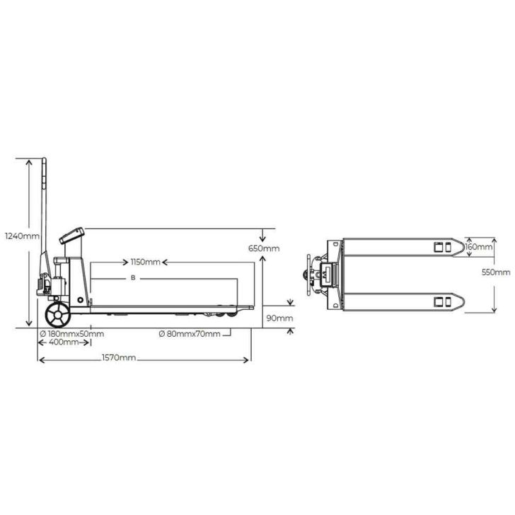 Palešu ratiņi HUB30KG Holzmann