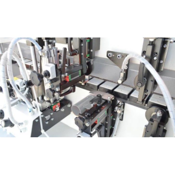 OPTIMAT TWO/PUR apmales iekārta ar iepriekšēju frēzēšanu un stūru profilēšanu