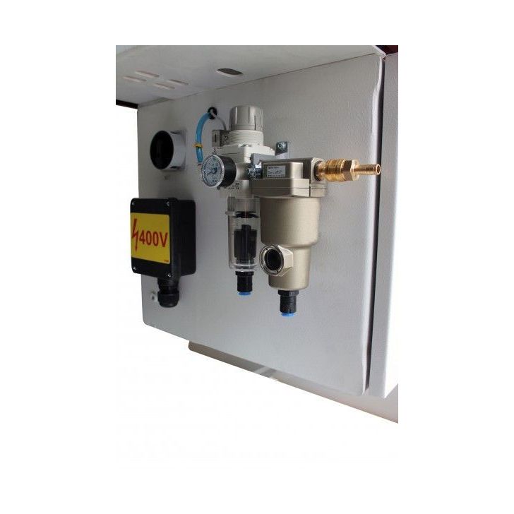 OPTIMAT TWO malu apstrādes iekārta ar priekšfrēzēšanu un stūru savienošanu