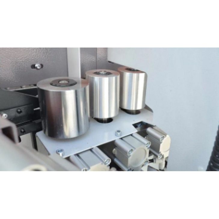 Kompaktas apmales apstrādes iekārtas ar iepriekšēju frēzēšanu OPTIMAT ONE ciklons, pulēšanas iekārta