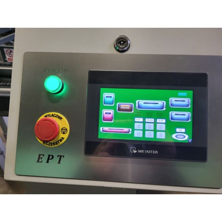 Padevējs OPTIMAT četrpusējās ēvelēšanas, apmales ēvelēšanas un apmales slīpmašīnām ar divām sliedēm - 3300 mm