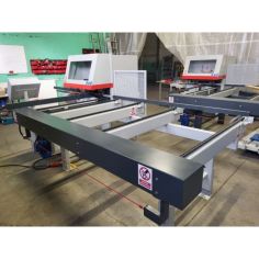 Padevējs OPTIMAT četru pušu ēvelēšanas, apmales ēvelēšanas un apmales slīpmašīnām ar vienu sliežu ceļu - 3300 mm 2