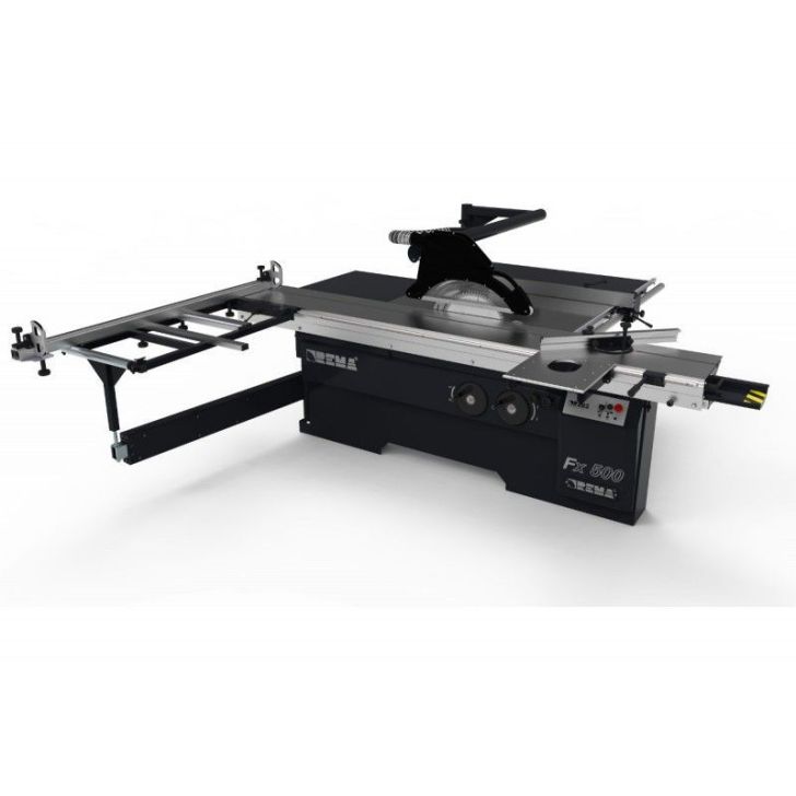 Paneļu zāģis REMA FX 500, OPTIMAT ONE, pulēšanas iekārta, urbjmašīna Maggi BS21 Prestige, nosūcējs Optimat OT