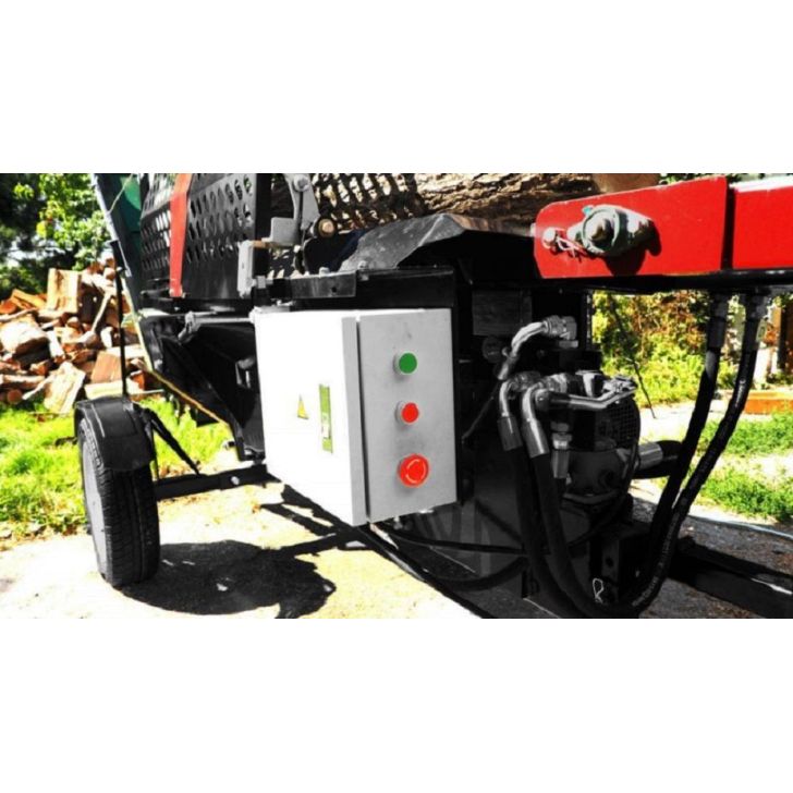 20 tonnu OPTIMAT Titanium CLS 20-E 380 elektriskais zāģis un šķeldotājs