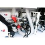 Malu aplīmēšanas iekārta ar iepriekšēju frēzēšanu OPTIMAT LOGICA 6, radiālais un plakanais ciklers, izsmidzināšanas, pulētājs