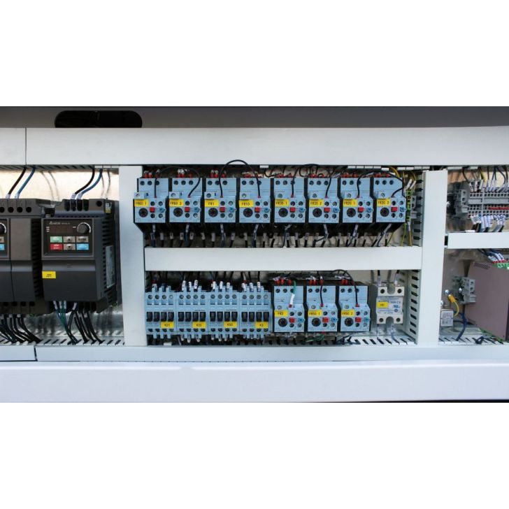 Malu aplīmēšanas iekārta ar iepriekšēju frēzēšanu OPTIMAT LOGICA 6, radiālais un plakanais ciklers, izsmidzināšanas, pulētājs