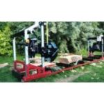 OPTIMAT Timberland TMG 660S benzīna zāģis ar jostas aizsargu un elektrisko augšup/lejup vadības ierīci