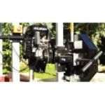 OPTIMAT Timberland TMG 660S benzīna zāģis ar jostas aizsargu un elektrisko augšup/lejup vadības ierīci