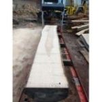 OPTIMAT Timberland TMC 660S elektriskais lentzāģis ar lentes aizsargu + Wood-Mizer BMST50 asinātājs un sadalītājs