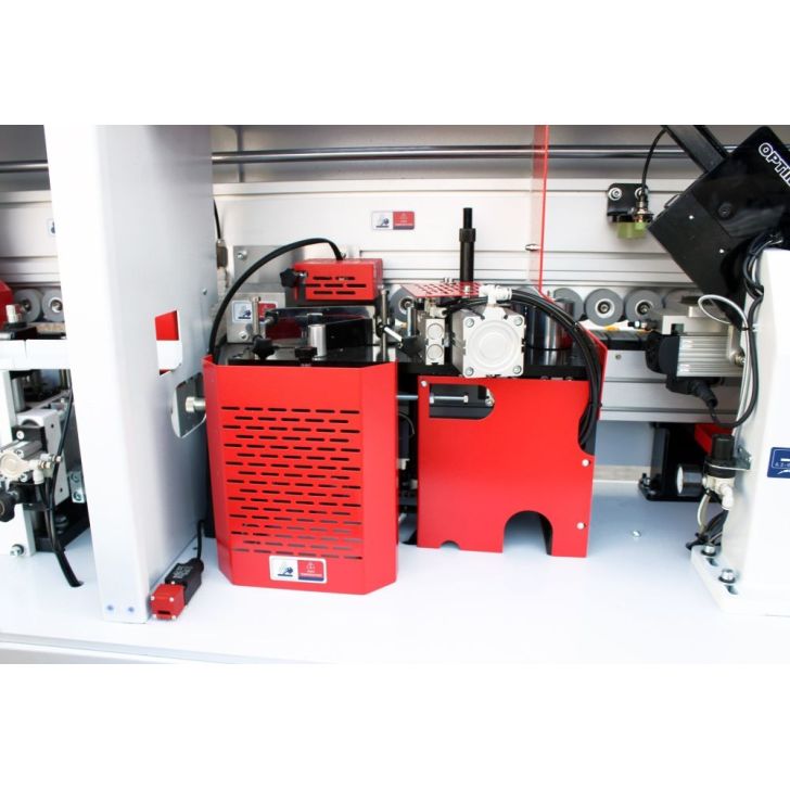 Malu aplīmēšanas iekārta ar priekšfrēzēšanu OPTIMAT LOGICA 7, radiālo un plakano ciklīnu, izsmidzināšanas sistēmu