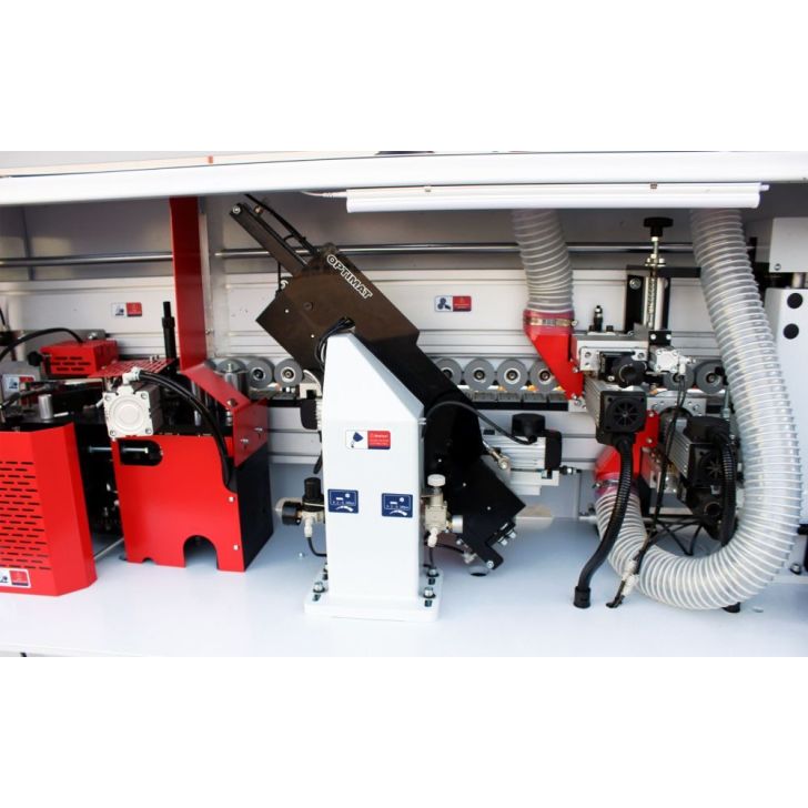 Malu aplīmēšanas iekārta ar priekšfrēzēšanu OPTIMAT LOGICA 7, radiālo un plakano ciklīnu, izsmidzināšanas sistēmu