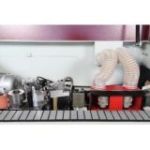 Rema Fx250 3000 mm formāta zāģis, OPTIMAT Logica 306, MAGGI BS 21 PRESTIGE urbjmašīna ar Holzmann ABS5000SE