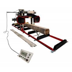 Timberland TMC 790-Automātiskais elektriskais OPTIMAT lentzāģis ar lentes aizsargu un elektrisko regulēšanu uz augšu/uz leju