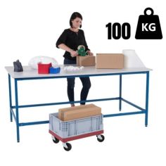 Darba galds, garums 2000 mm, 4 kājas