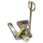 Nerūsējošā tērauda palešu ratiņi 1150mm, 2500kg ar svariem, NE