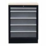 Darba skapis darbnīcai ar slēdzeni, 5 atvilktnēm Viber-System 1305