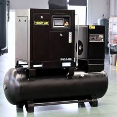 Viber-AIR INV5.5-500 Skrūvju kompresors ar žāvētāju un frekvences pārveidotāju 5,5 kW 500 l 400 V 2