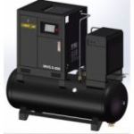 Viber-AIR INV5.5-500 Skrūvju kompresors ar žāvētāju un frekvences pārveidotāju 5,5 kW 500 l 400 V
