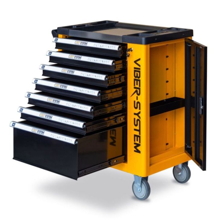 Skapis Instrumentu ratiņi SZN7 Viber-System bez instrumentiem