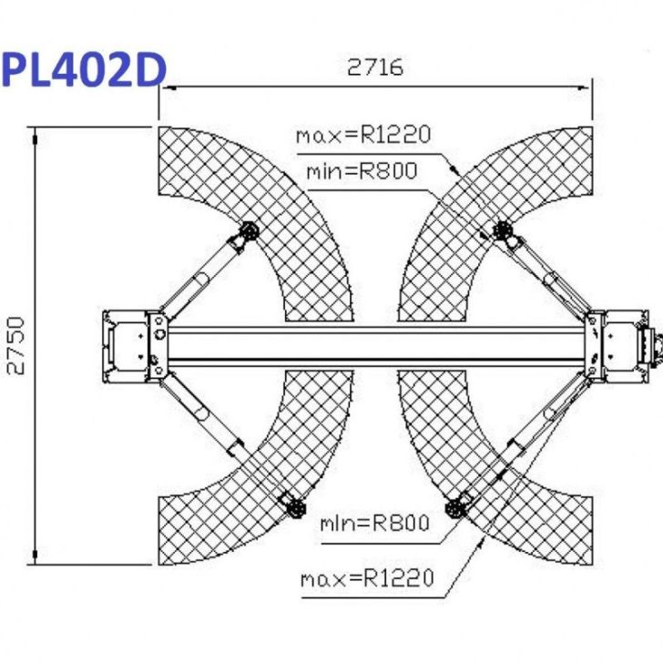 2-statņu autopacēlājs 4t, 400V