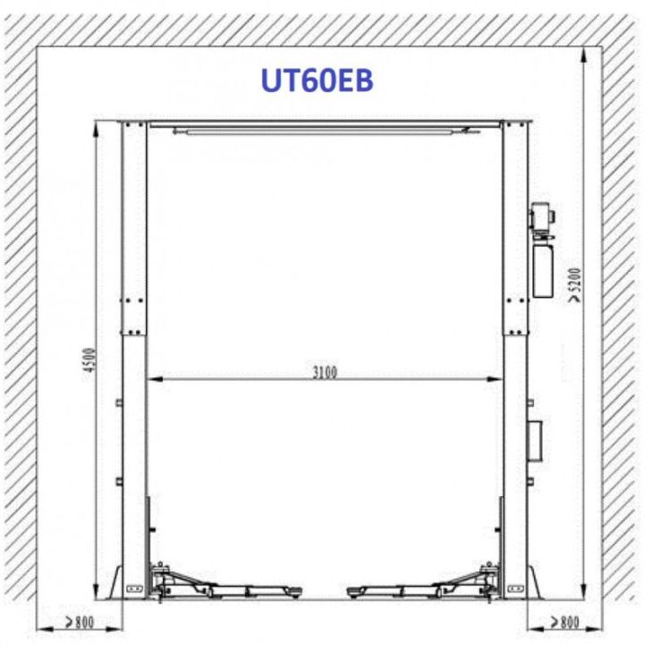 2-statņu autopacēlājs 6t, 400V