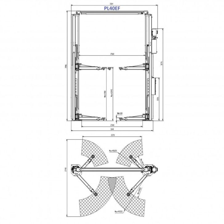 2-statņu autopacēlājs 4t, 400V