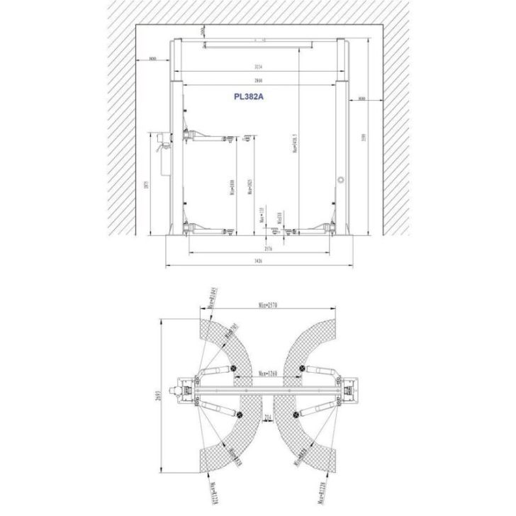 2-statņu autopacēlājs 4t, 400V