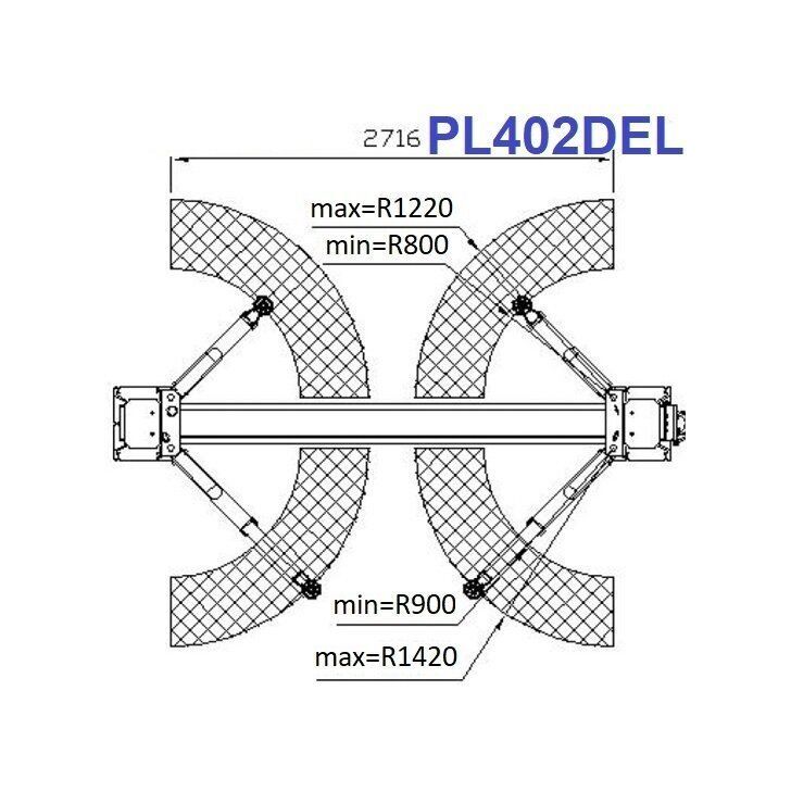 2-statņu autopacēlājs 4t, 400V