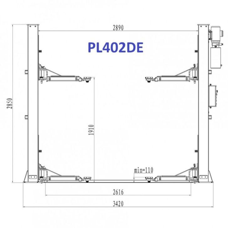 2-statņu autopacēlājs 4t, 220V