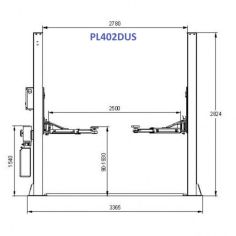2-statņu autopacēlājs 4t, 220V 2