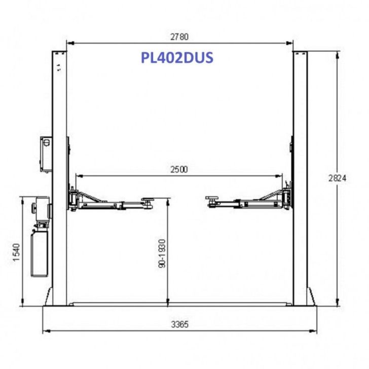 2-statņu autopacēlājs 4t, 400V