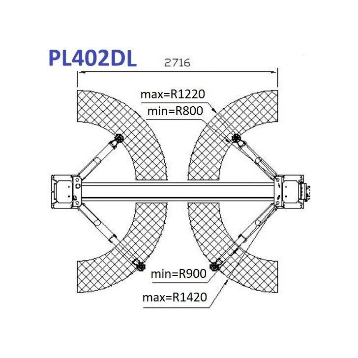 2-statņu autopacēlājs 4t, 220V