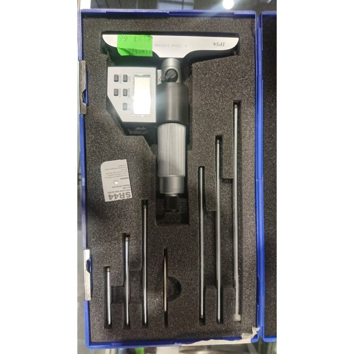 Digitāls dziļuma mikrometrs, IP54, 0 - 150 mm