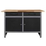 Darba galds Werner 120 x 85 cm, Black