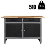 Darba galds Werner 120 x 85 cm, Black