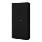 DAWID saimniecības skapis, 900 x 1850 x 450 mm, All Black