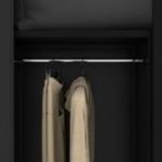 DAWID saimniecības skapis, 900 x 1850 x 450 mm, All Black