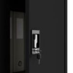 DAWID saimniecības skapis, 900 x 1850 x 450 mm, All Black